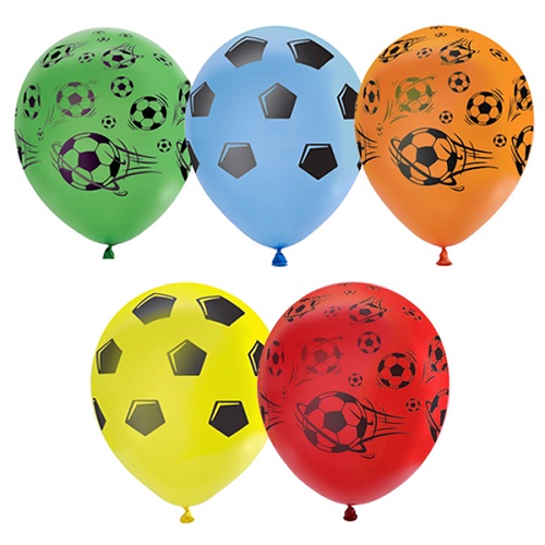 Латексные воздушные шары с гелием Футбол 1 шт