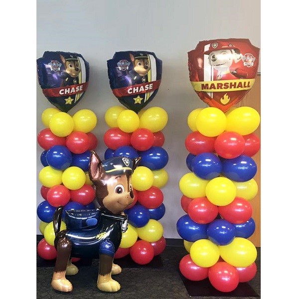 Композиция из воздушных шариков для ребёнка Щенячий патруль